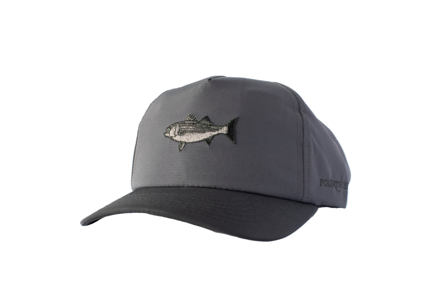 Striped Bass Hat - Charcoal