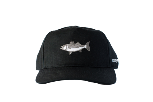 Striped Bass Hat - Black